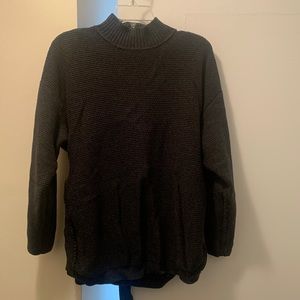 Free People Byron Pullover. Charcoal.
